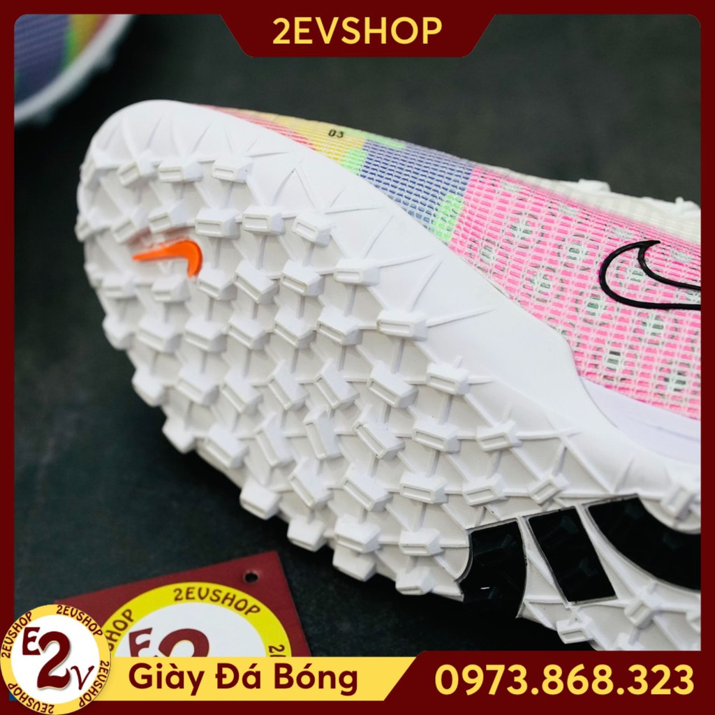 Giày đá bóng thể thao nam 𝐌𝐞𝐫𝐜𝐮𝐫𝐢𝐚𝐥 𝐕𝐚𝐩𝐨𝐫 𝐄𝐥𝐢𝐭𝐞 Colorful, giày đá banh cỏ nhân tạo cao cấp - 2EVSHOP