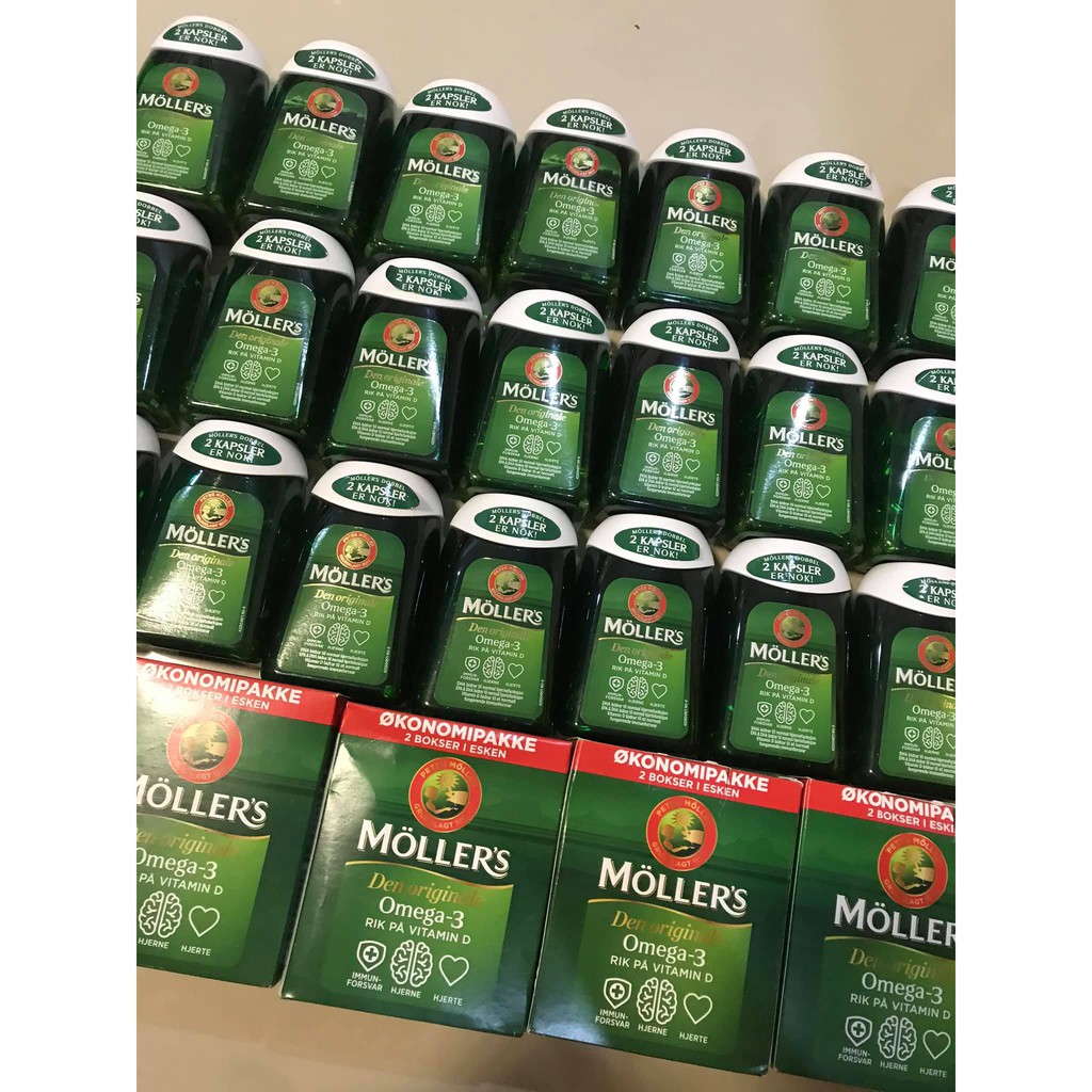 Dầu cá Moller dạng viên nội địa Nauy | BigBuy360 - bigbuy360.vn
