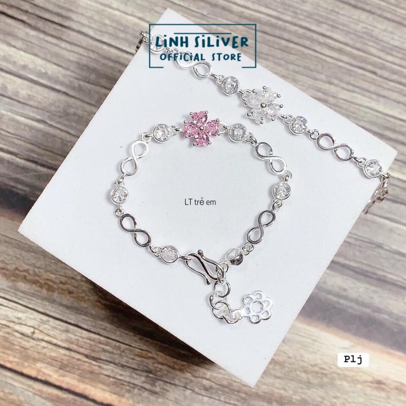LẮC TAY CỎ 4 LÁ CHO BÉ - LẮC BẠC TA