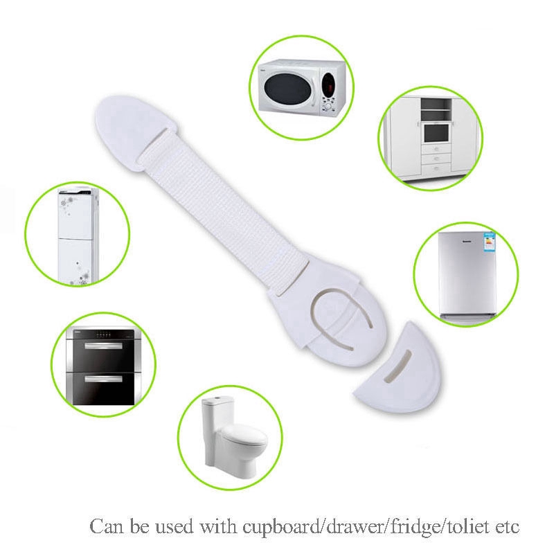 2Pcs Safety Child Infant Baby Kids Drawer Door Cabinet Cupboard Toddler Locks US