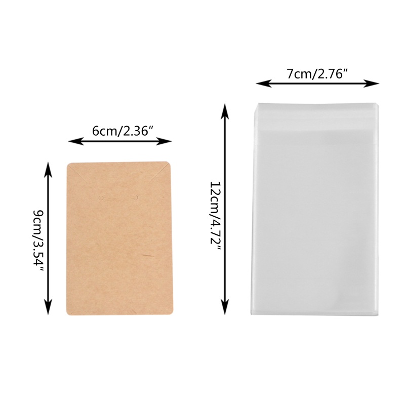 Flgo Thẻ Để Bao Bì Bông Tai / Thẻ / Bông Tai Phía Sau Trang Sức