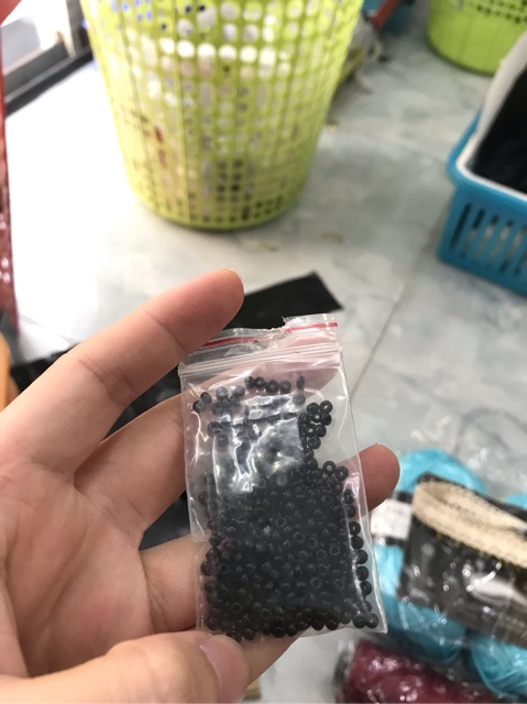 Hạt cườm trang trí 3mm 6k/gói