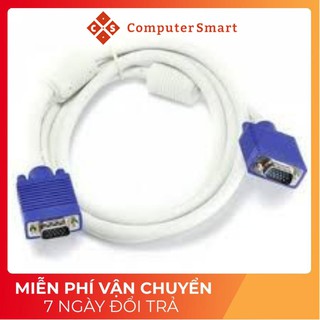 Dây cáp tín hiệu, dây tín hiệu vga 1.5m trắng chống nhiễu. hàng chất lượng cao
