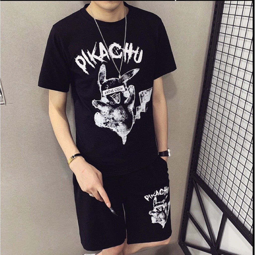 ❤️ BỘ PIKACHU 2 ❤️ ĐỒ THUN NAM NỮ IN HÌNH MẶC NHÀ MÁT NHẸ