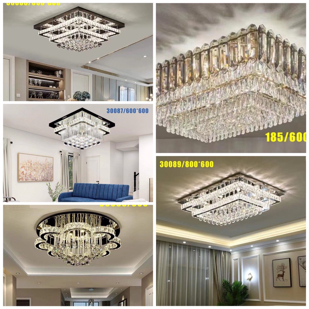 ĐÈN ỐP TRẦN MÂM PHA LÊ HÌNH CHỮ NHẬT ,VUÔNG , TRÒN HÀNG CHÍNH HÃNG