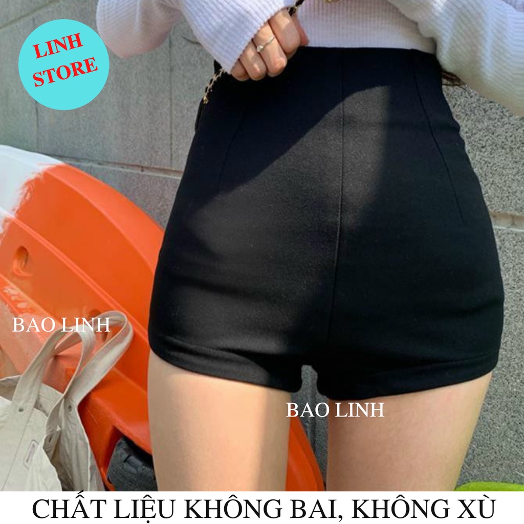 Quần Short Nữ Mặc Nhà LINH STORE Dáng Legging Cạp Chun Lưng Cao Chất Liệu Umi Đẹp Co Dãn | BigBuy360 - bigbuy360.vn