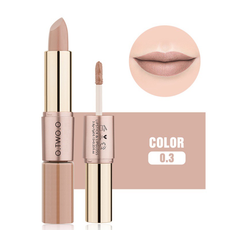 Son môi 2 trong 1 O.TWO.O màu sắc thời trang, quyến rũ