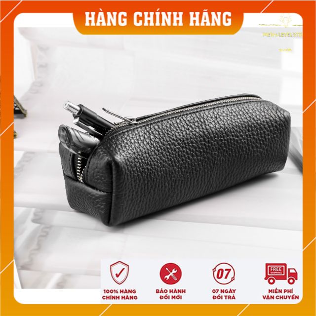 Túi đựng bút da bò thật ZN 03 l Men's Level Store