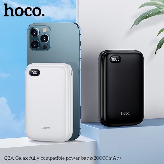 Pin Dự Phòng Hoco Q2 10000mAh💎CAO CẤP💎Sạc Dự Phòng Tích Hợp Sạc Nhanh QC3.0 và PD20W Đèn Led Hiển Thị - Bảo Hành 1 Năm