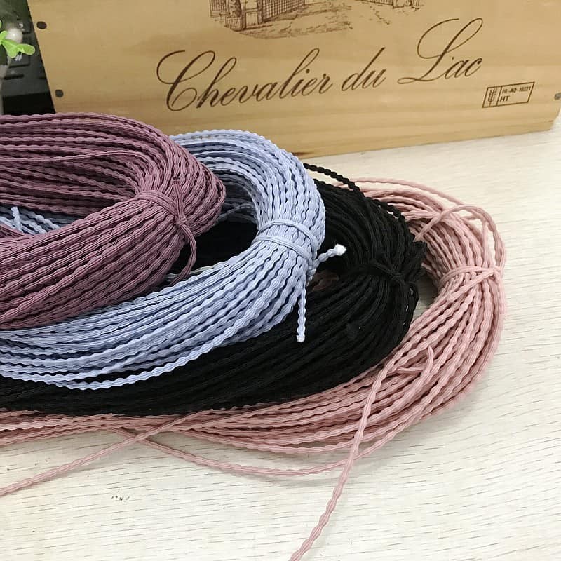 Chun nấc chun xoắn thừng làm cột tóc kiểu Hàn Quốc 2-3mm