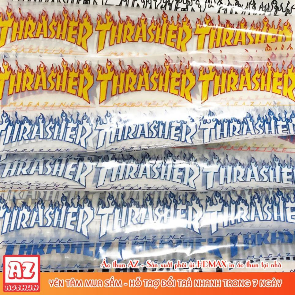 Hình in ủi áo thun HDMAX mẫu Thrasher - Sticker Patch Logo HD17 😍