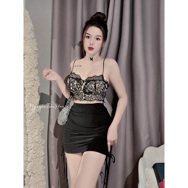 BỘ VÁY HAI DÂY, SÉT BỘ VÁY DÂY RÚT ÁO HAI DÂY