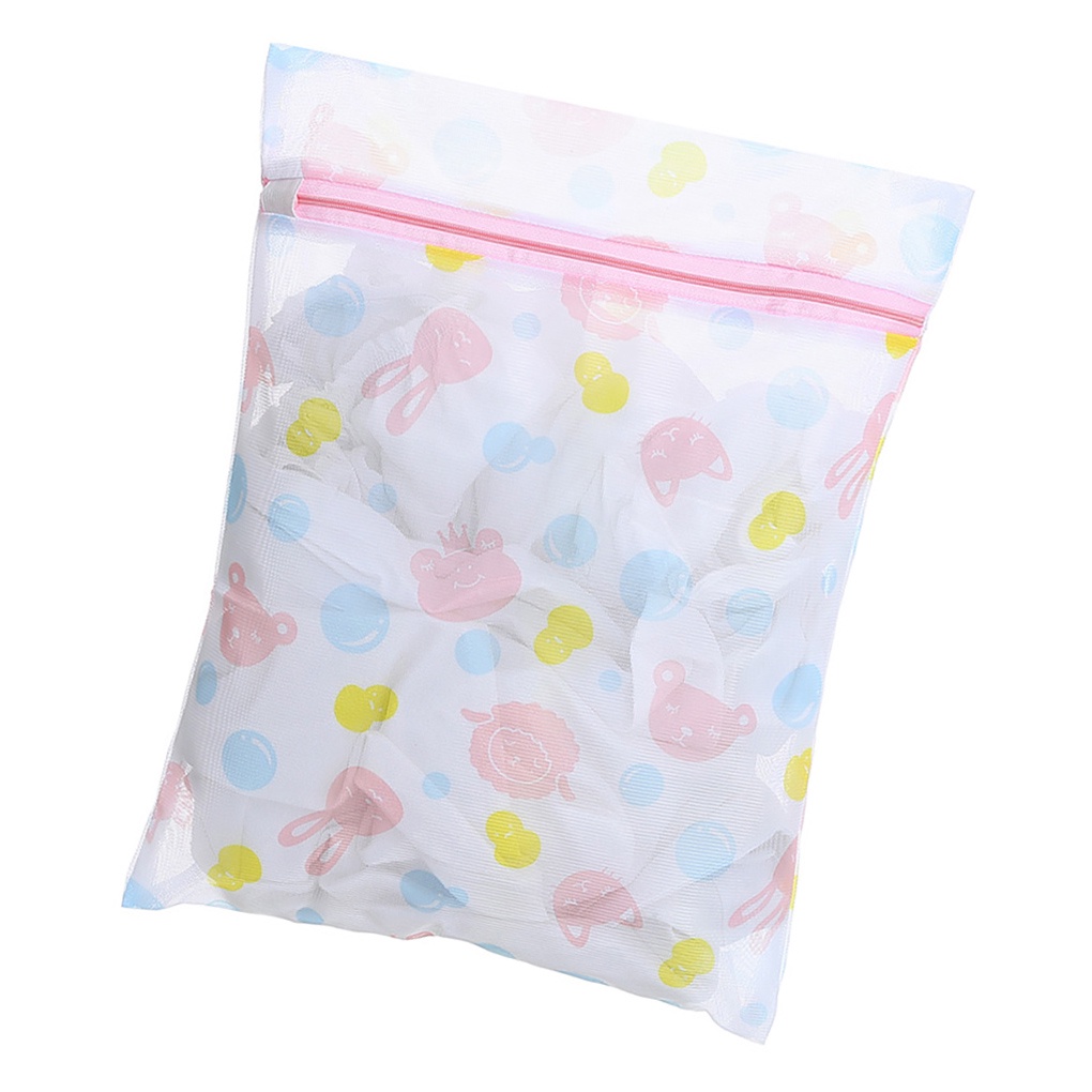 [house]Mesh Laundry Bag Washing Clothes Care Pouch Lingerie Bra Travel Protective Storage Organizer