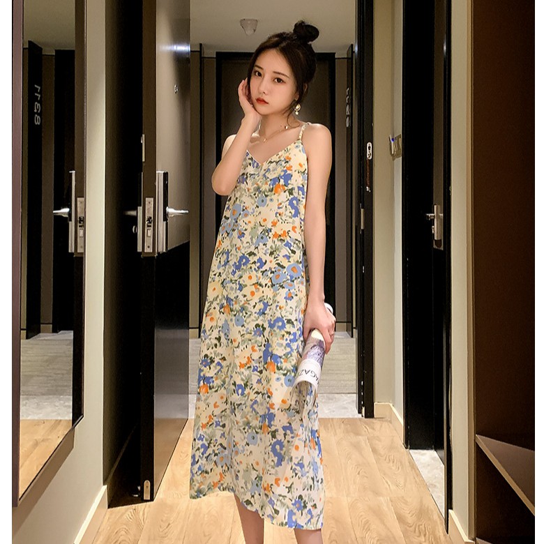 Đầm Hoa Phong Cách Hàn Quốc Xinh Xắn Cho Nữ | BigBuy360 - bigbuy360.vn