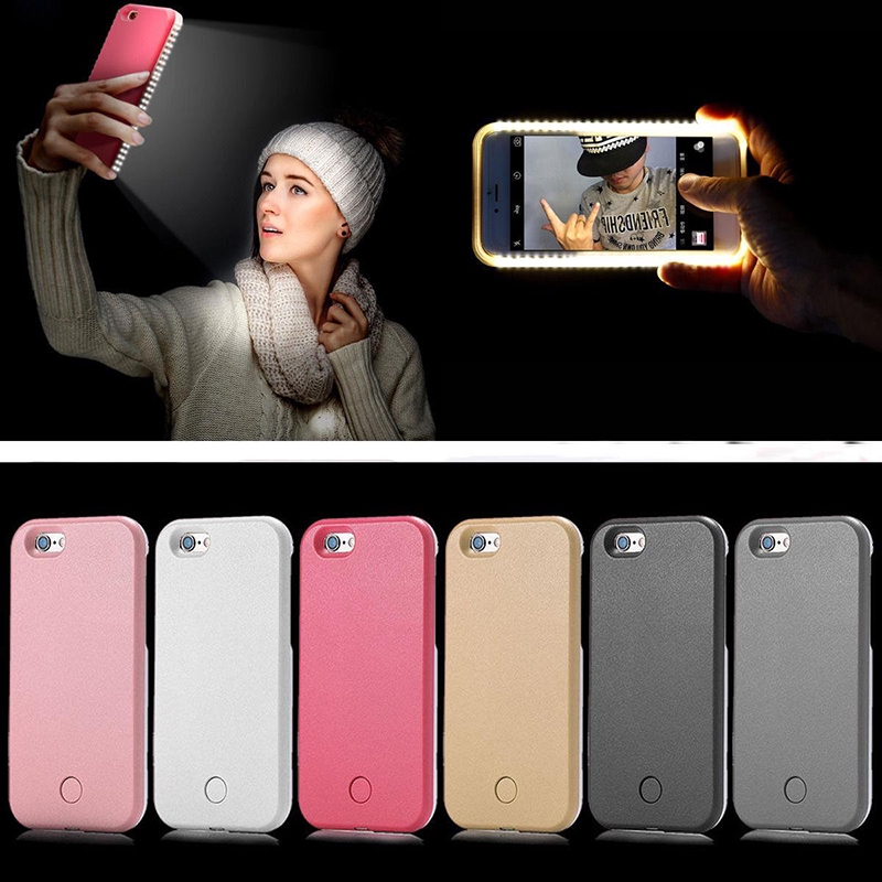 Ốp Lưng Có Đèn Led Phát Sáng Khi Selfie Cho Iphone 6s / Plus