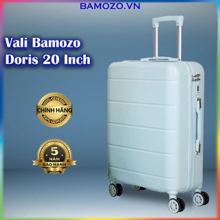 Vali Kéo Nhựa Du Lịch Size 20 Inch Cao Cấp Giá Rẻ Bền Đẹp Chống Va Đập Trầy Xước Bảo Hành 5 Năm Bamozo Doris