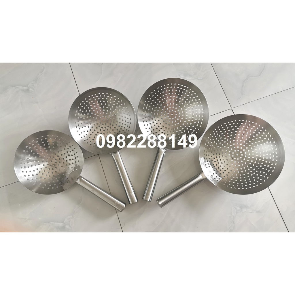 VỢT VỚT XƯƠNG CÁN INOX NHIỀU KÍCH THƯỚC