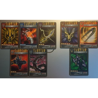 [THẺ KAMENRIDER] Combo hai bộ thẻ Avent Card nhựa của Kamenrider Ryuga và Imperor trong Ryuki.