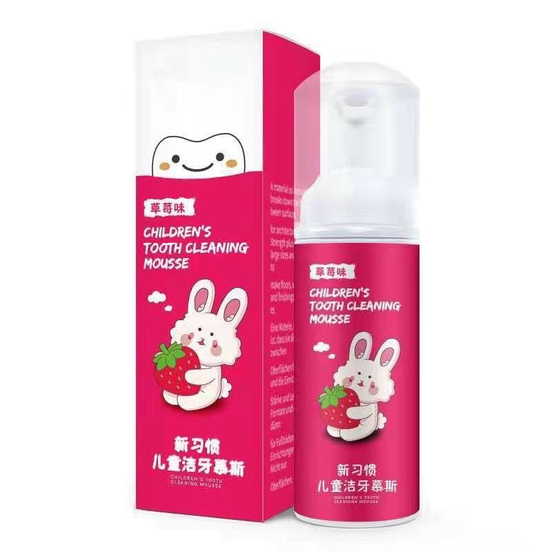 Kem đánh răng dạng bọt cho bé nuốt được vị hoa quả 1-2-3-12 tuổi, kem đánh răng trẻ em