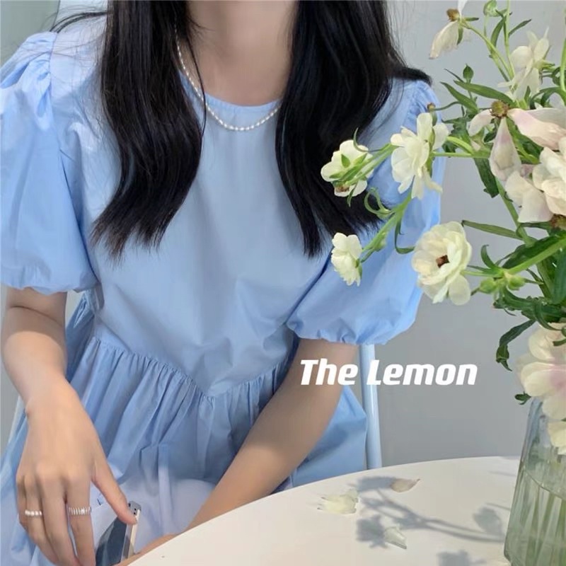 Đầm nữ tiểu thư phong cách Hàn Quốc tinh tế, đáng yêu (Ảnh tự chụp)