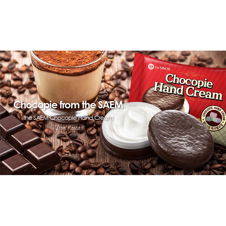 Kem dưỡng da tay the SAEM Chocopie Hand Cream - siêu cute, thơm phức mùi bánh chocopie lun | BigBuy360 - bigbuy360.vn
