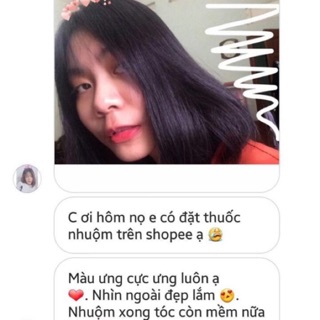Thuốc nhuộm màu ĐEN TÍM kèm trợ dưỡng