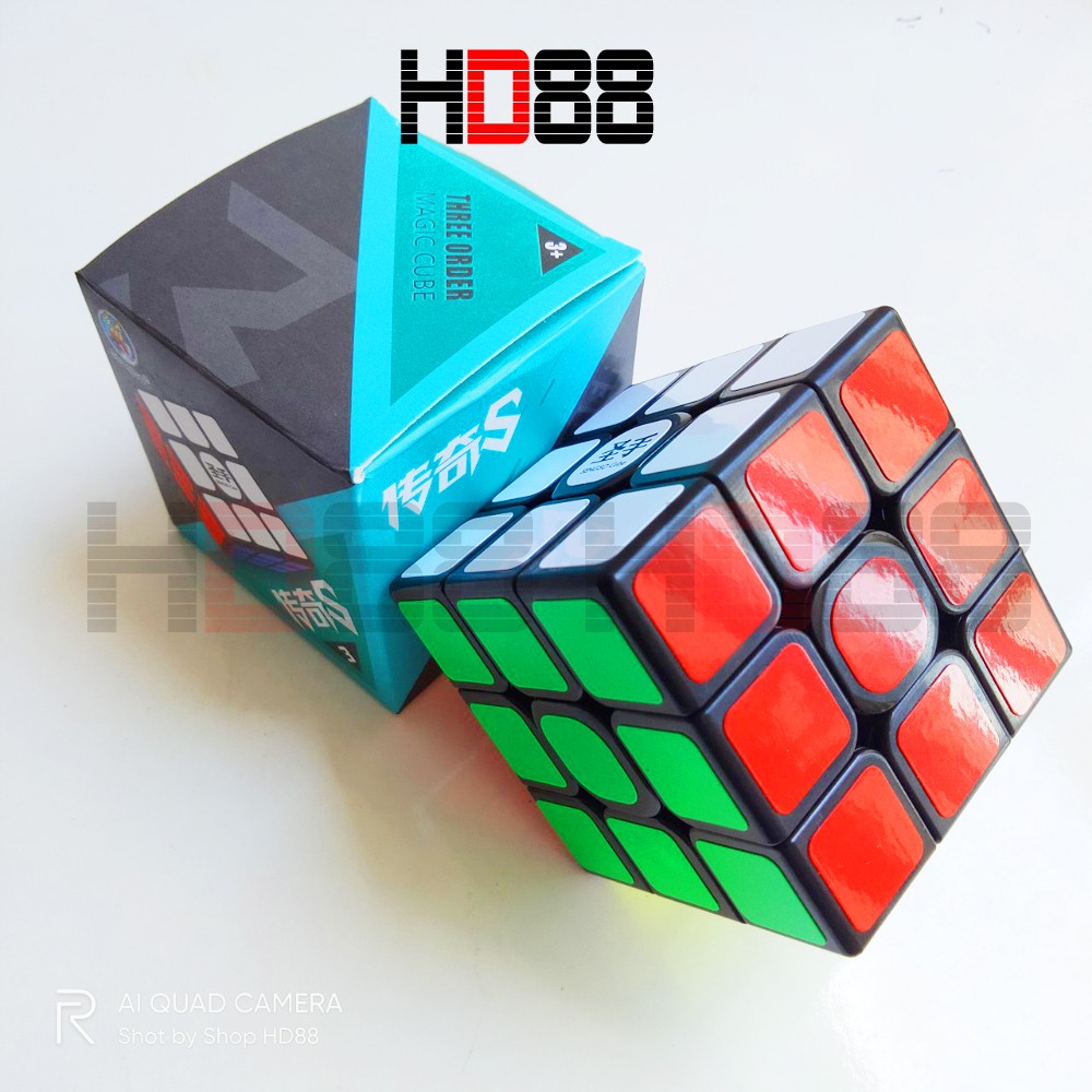 Rubik 3x3 ShengShou Legend S - Đồ Chơi Rubik Trí Tuệ 3 Tầng Hộp Xanh - HD88