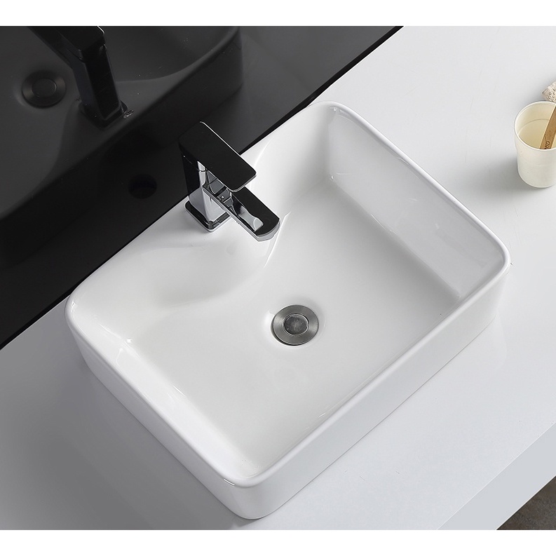 Chậu rửa mặt rửa tay lavabo đặt bàn LB01 - hàng chính hãng bảo hành 10 năm