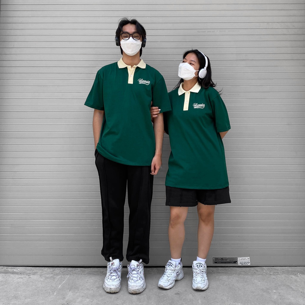 ÁO THUN FF FORM RỘNG POLO BACK TO 90S, VẢI THUN 2 CHIỀU COTTON 250GSM