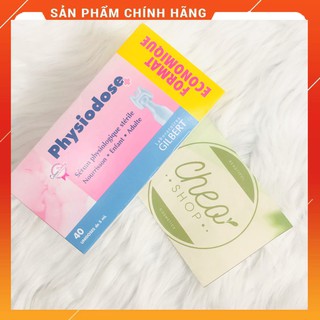 Nước muối sinh lí physiodose [HÀNG PHÁP] (hộp 40 ống)