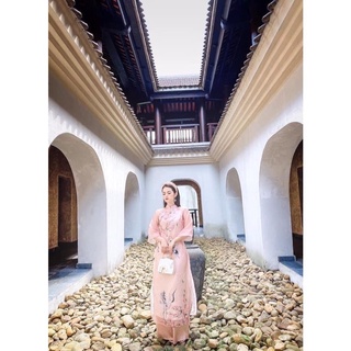 Áo dài voan tơ nhẹ nhàng