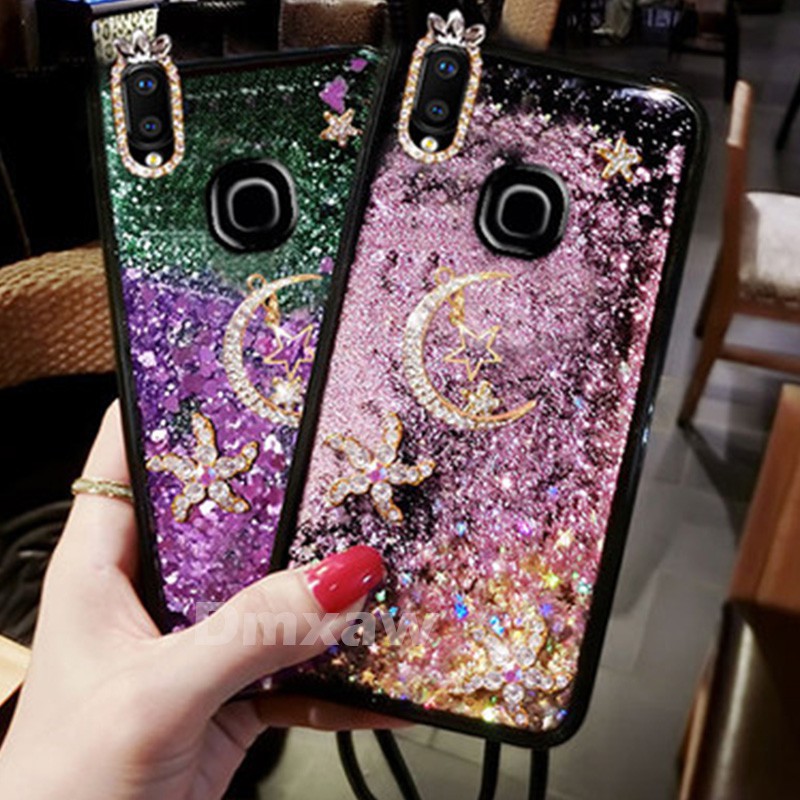 For Vivo X21 UD Y85 V9 V7 Plus V5S V5 Lite Y67 Case Bling Glitter Qiuksand Case