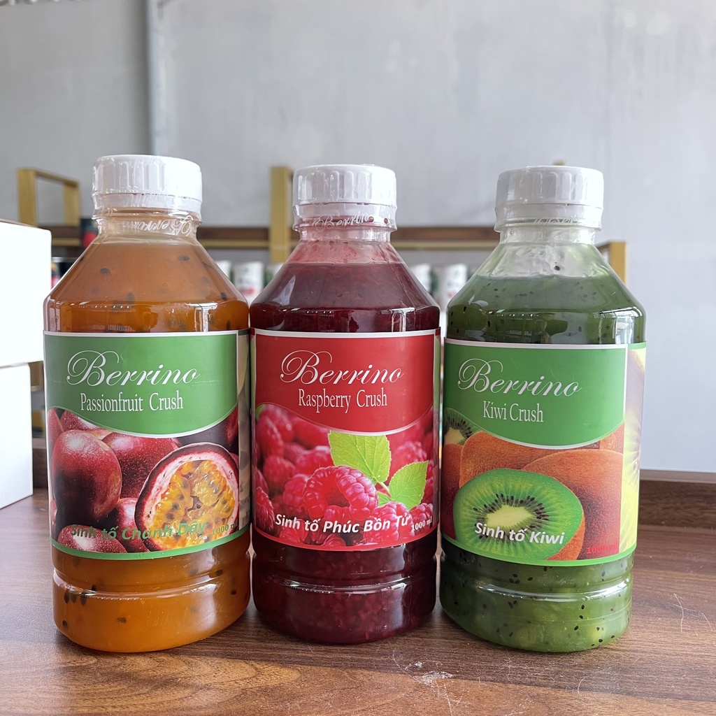 Sinh tố BERRINO đủ mùi hương chai 1L