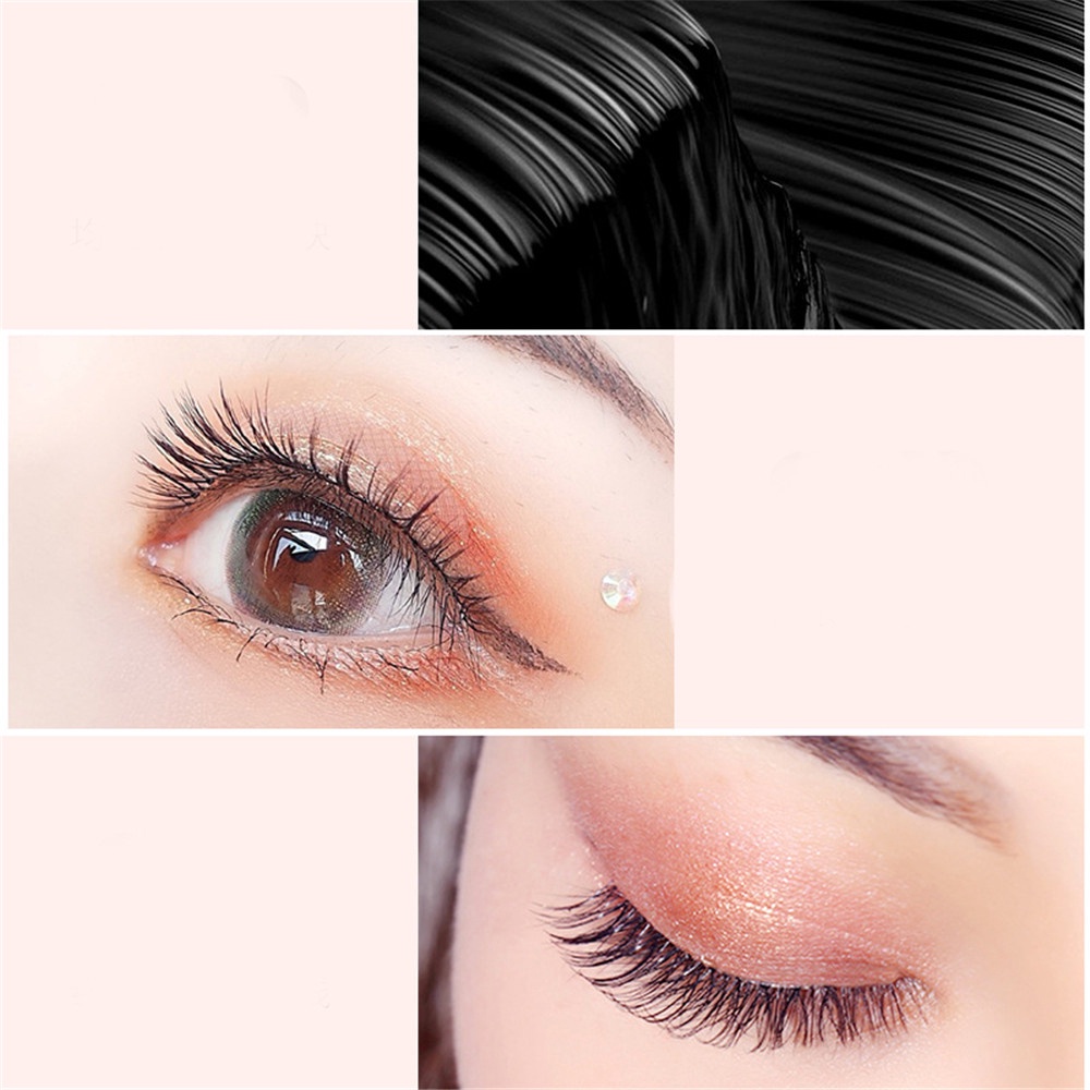 A194 - Bền mascara sẵn sàng kéo dài không thấm nước dày đầu chải đầu không bị nhòe mascara mồ hôi phổ biến học sinh trang điểm làm đẹp