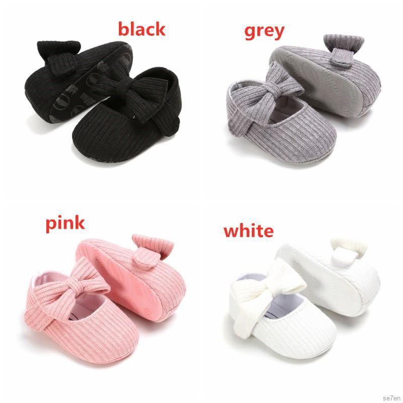 Giày búp bê đính nơ đáng yêu cho bé gái