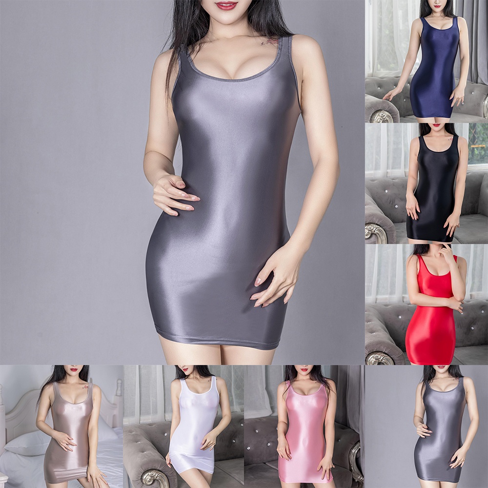 BBHOOD~Women Dress Clubwear Comfort Cosplay Evening Oil Party See Through Sexy Sheer