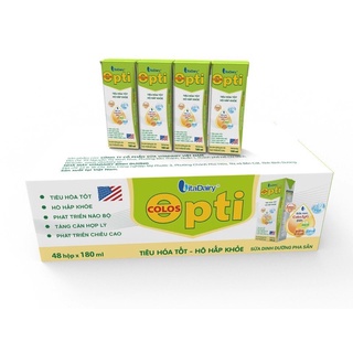 Thùng 48 hộp sữa bột pha sẵn Colos opti 110ml