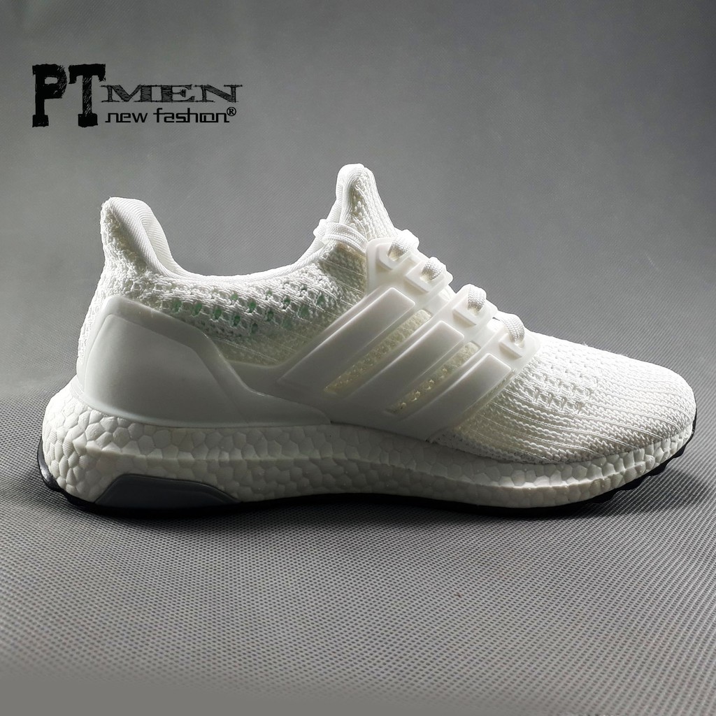 Free XẢ KHO THANH LÝ - RẺ Giày Sneaker Ultra Boost 4.0 Triple White | Sale Rẻ | Có Sẵn 2020 . new