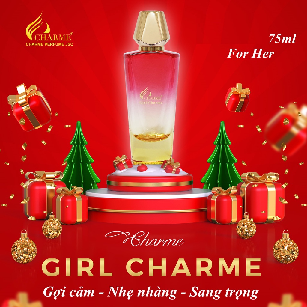 Nước hoa nữ Charme Girl Charme 75ml sang trọng nhẹ nhàng gợi cảm