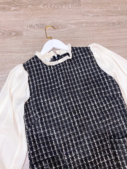 [Mã WARUN27 giảm 12k đơn 99k] Đầm dạ - Đầm suông - tay phồng tiể | BigBuy360 - bigbuy360.vn