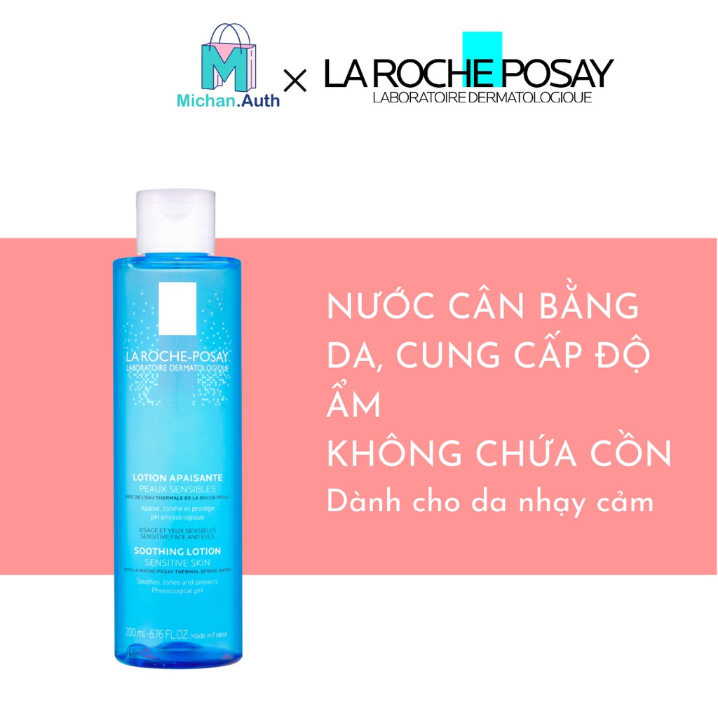 Nước Hoa Hồng La Roche-Posay Da Nhạy Cảm Lotion Apaisante 200ml