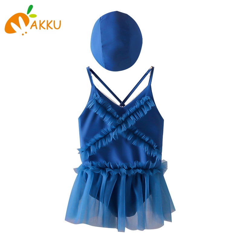 Bộ Đồ Bơi Hai Mảnh Phối Ren Kiểu Công Chúa Dễ Thương Cho Bé Gái