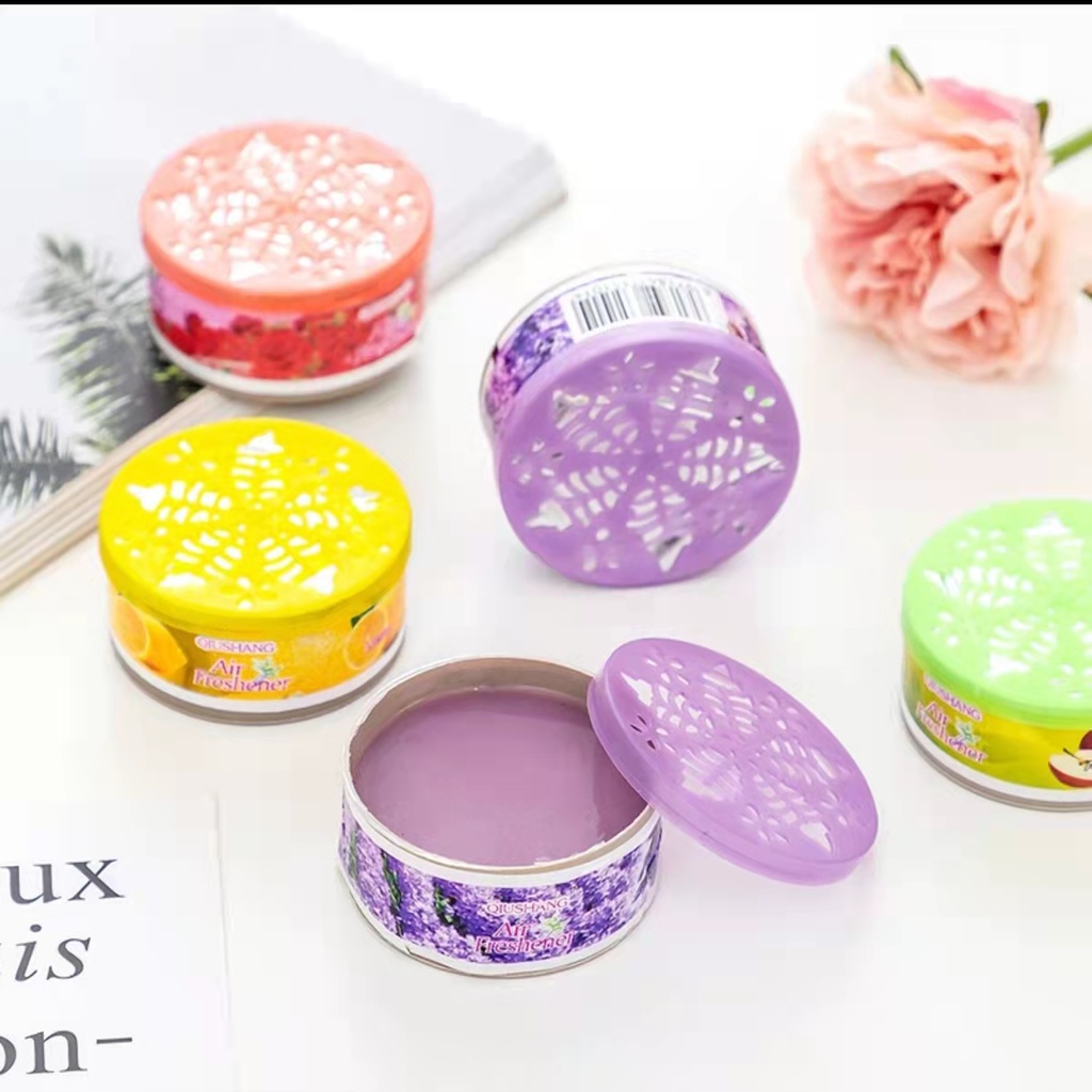 Hộp Sáp Thơm NẮP HOA Để Nhà Vệ Sinh, Phòng Ngủ, Nhà Tắm - Tinh Dầu Tự Nhiên Khử Mùi Hôi Tủ Quần Áo, Ô Tô