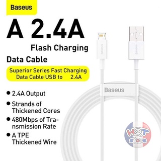 Cáp sạc nhanh USB-A to Light.(ning) Baseus Superior Series 2.4A