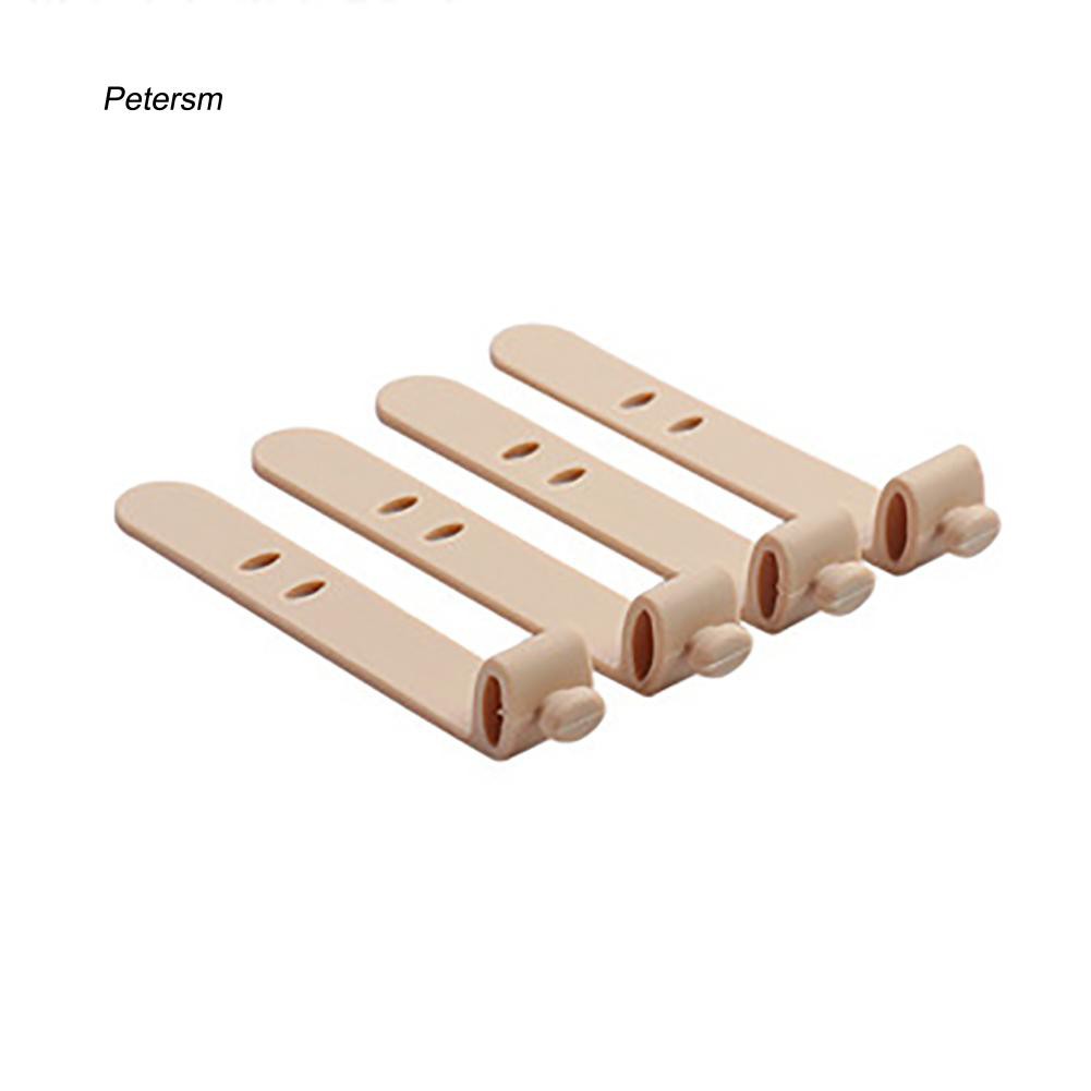 Set 4 dây silicon quấn cáp đa năng tiện dụng