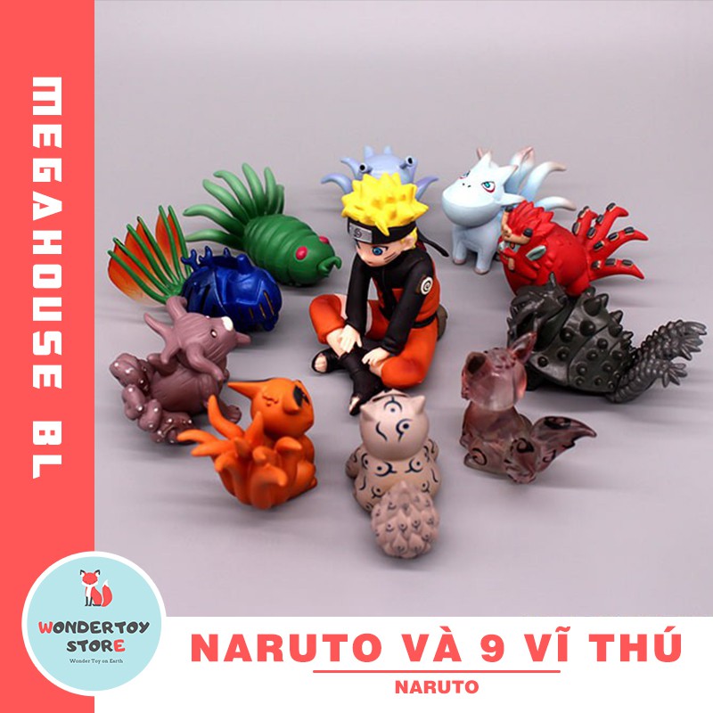 Mô hình Naruto & 9 linh thú