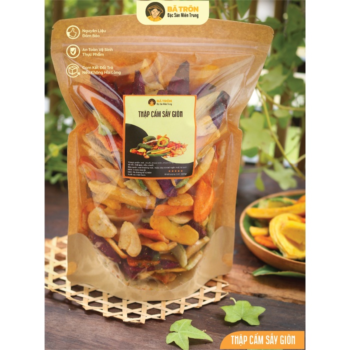 [Hàng Tuyển]_Thập Cẩm Sấy Giòn Hàng Xuất Khẩu_KHÔNG CHẤT BẢO QUẢN PHỤ GIA_500gr