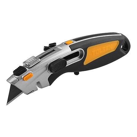 DAO RỌC GIẤY, MÊ CA, CHẺ CÁP TOLSEN LƯỠI 30007/ 30008/ 30009/ 30019 DOUBLE FUNCTION UTILITY KNIFE