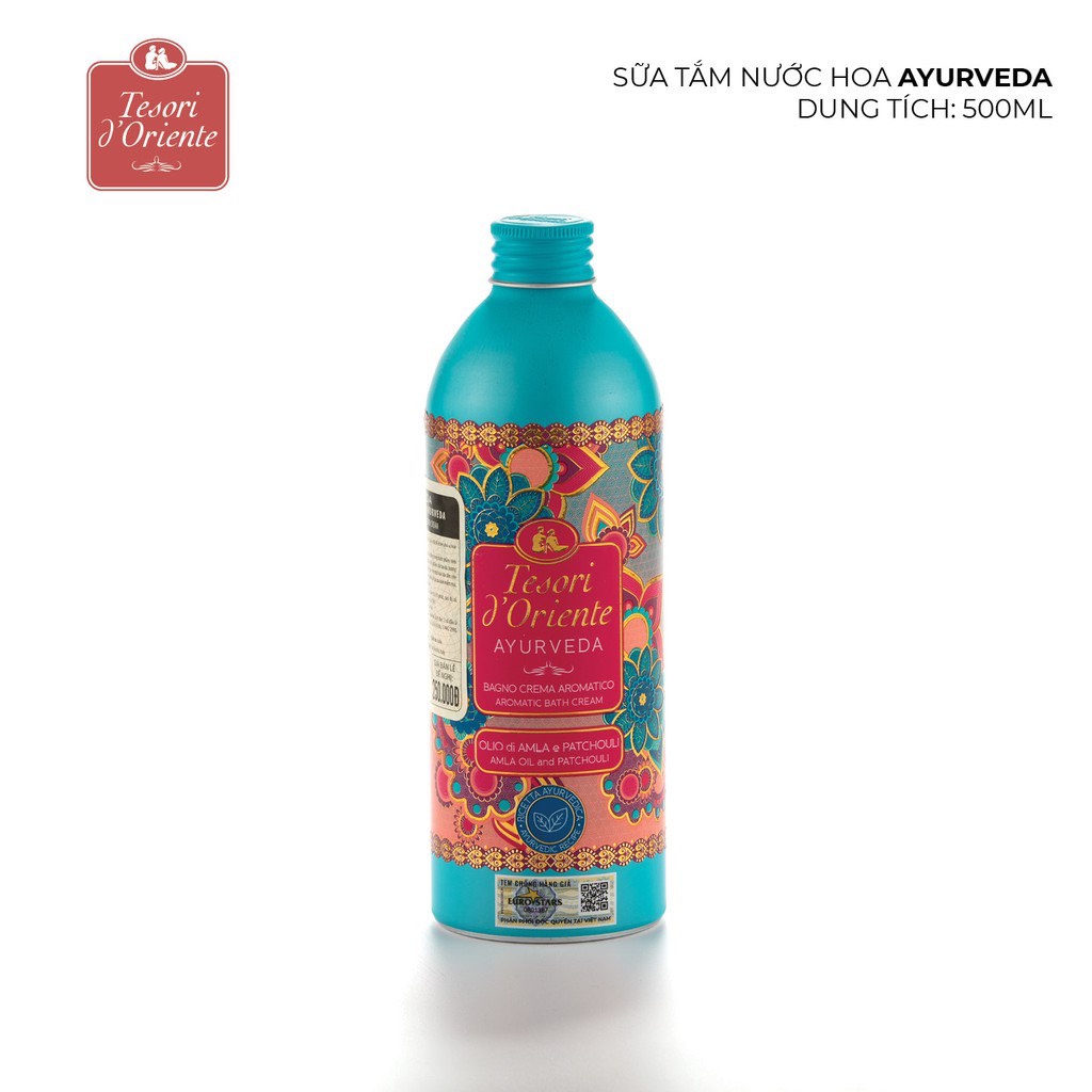 [HÀNG AUTH] Sữa Tắm Xích Tesori D’Oriente 500ML-Hương Nước Hoa- Bản Ý Nhập Khẩu Tặng Vòi