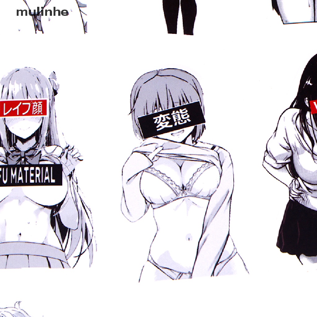 Set 30 Sticker Hình Phim Hoạt Hình Anime Xinh Xắn Dùng Để Trang Trí Laptop